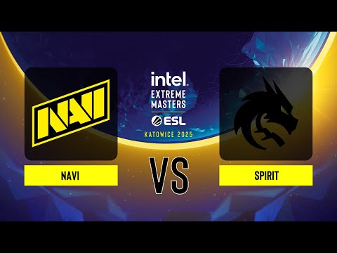 NAVI vs. Spirit - IEM Katowice 2025 - Semi-final