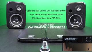 JBL Control One Audio Test