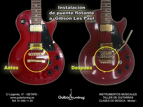 Guitar Tuning ® Instalación de puente flotante en Les Paul