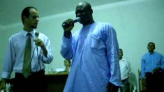 preview picture of video 'Pedro Gomes MS - Cruzada novembro 2008 - Pastor Oguche da Ningéria.'