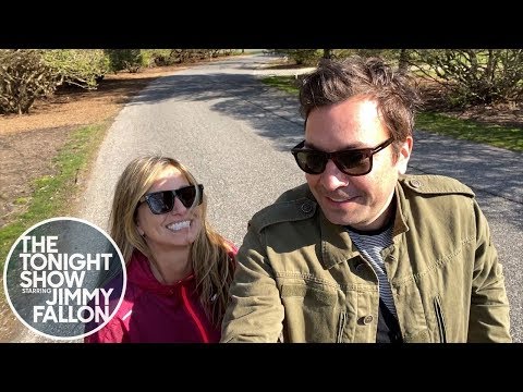 The Tonight Show: At Home Edition (Ask the Fallons - House Slide Origin Story)