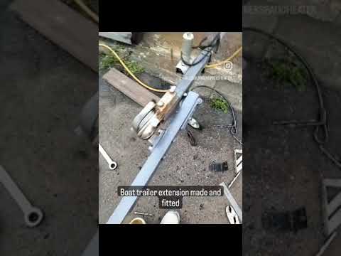 DIY boat trailer extension
