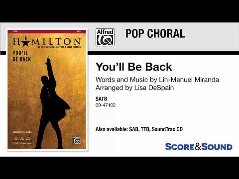 You'll Be Back, arr. Lisa DeSpain – Score & Sound