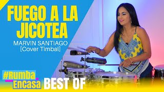 FUEGO A LA JICOTEA - MARVIN SANTIAGO - HD Audio [Cover Timbal)