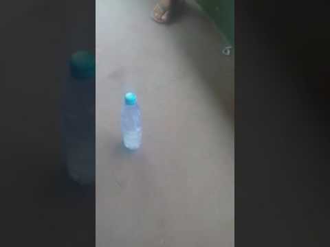 Desafio da garrafa.  (Primeiro vídeo do canal)