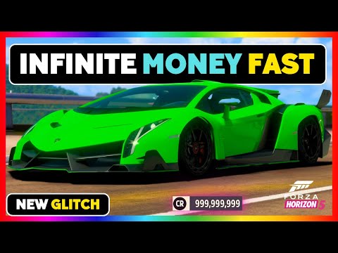 *FAST* Forza Horizon 5 Credits Glitch! | INSANE Way to get UNLIMITED SUPER WHEELSPINS! (PS5/XBOX/PC)