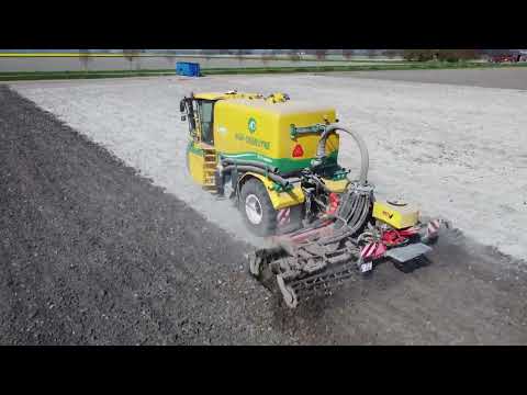 Injecting slurry - contractor Agri-Debruyne - Ploeger AT4103 - Dezeure transline - Fendt 828 Vario
