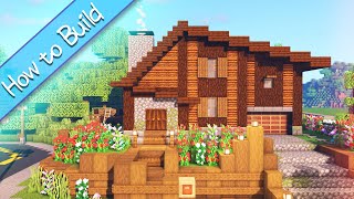 [OSHACRA] Part72 How to build WOODEN HOUSE for 1.14.2/おしゃクラ！ 1.14.2で木造建築する（Minecraft）