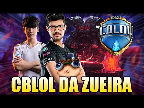 ROBO 0/4 EM 9 MINUTOS E TELEPORTE COREANO - CBLOL DA ZUEIRA