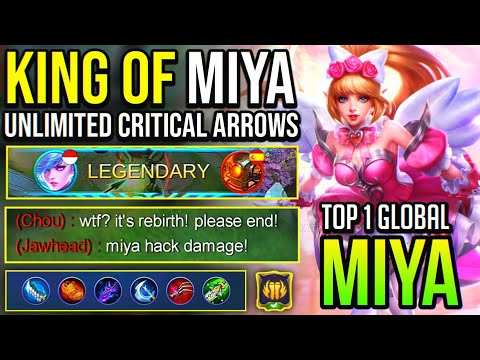 KING OF MIYA IS BACK! MIYA BEST BUILD 2020 | Top 1 Global Miya by Rebirth666 - MLBB