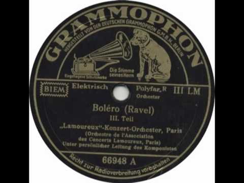 BOLERO  Ravel  * Trombone Solo First Rec. 1930 * Soloist: André Lafosse