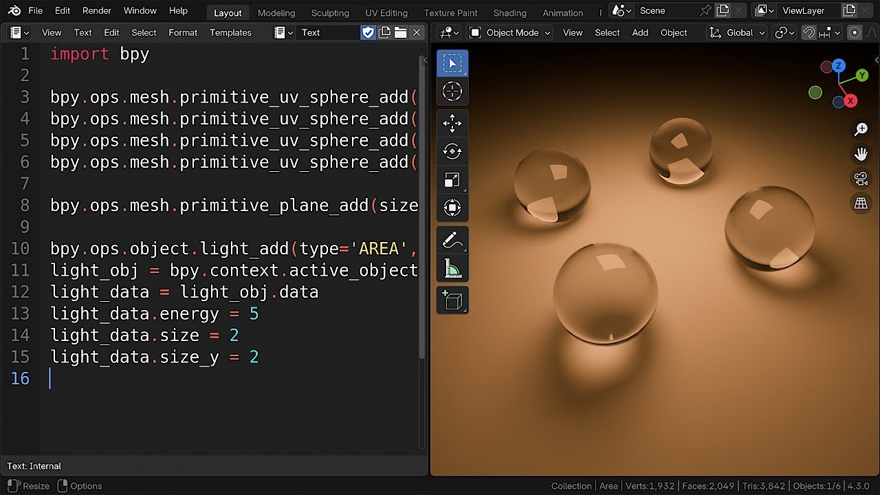 Controlling Blender with my voice using LLM