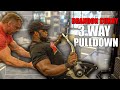 Brandon Curry 3 Way Lat Pulldown For a Crazy BURN
