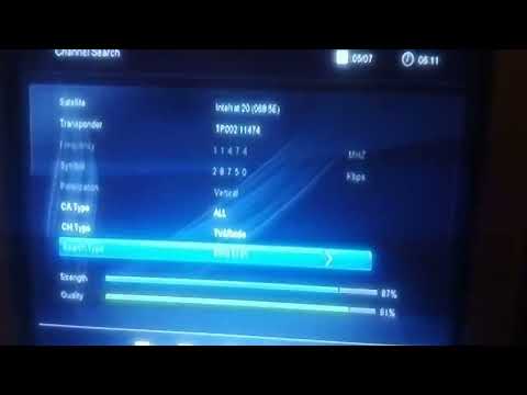 how to clear errors 67 on Bua Africa DTT and Channel search