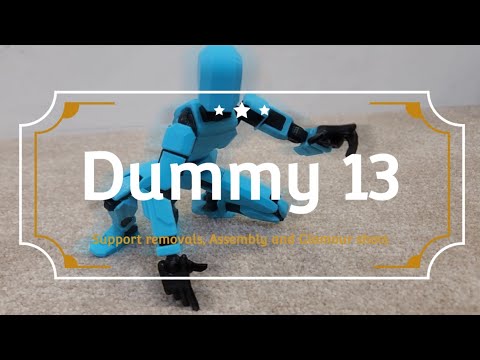 3D Printed Dummy 13 Articulated Figure