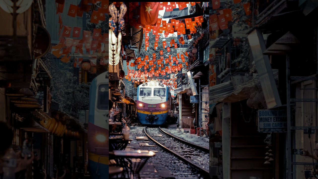 STREET TRAIN HANOI