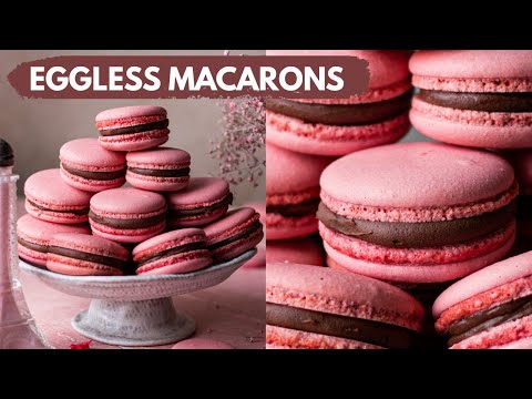 HOW TO MAKE EGGLESS MACARONS | EASY EGGLESS MACARONS RECIPE  NO EGG MACARONS | BAKE WITH SHIVESH
