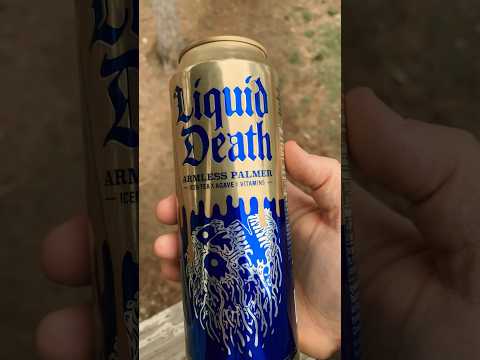Liquid Death|Armless Palmer Review|Iced Tea X Agave X Vitamins