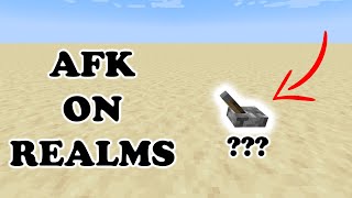 How to AFK on a Minecraft Realm (26.2 Java)