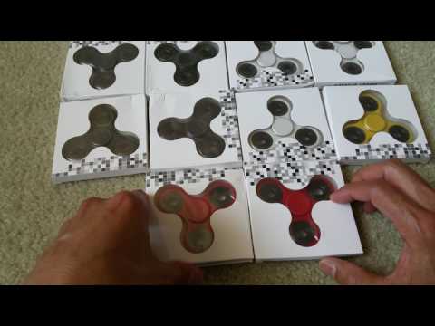 Unboxing Toys Trend Of The Year Fidget Spinner Multi Colors Full HD 2017