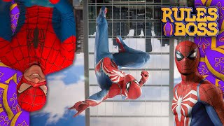 "UPSIDE DOWN" MARVEL'S SPIDER-MAN 2 CHALLENGE! | Rules Boss