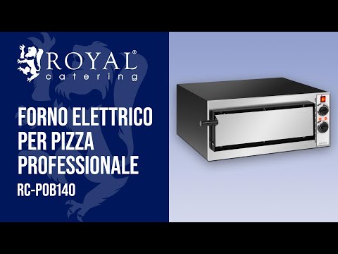 Video - Forno elettrico per pizza professionale - 1 camera - Ø 32 cm