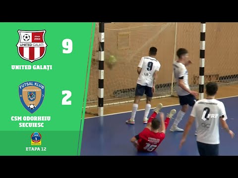 Liga 1 Futsal Casa Pariurilor, Etapa 12: United Galați - CSM Odorheiu Secuiesc, 14.12.2025