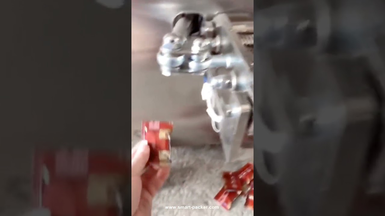 Süßigkeiten Ball Bohnen Granulat Automatische vertikale Tasche Verpackungsmaschine Test Video