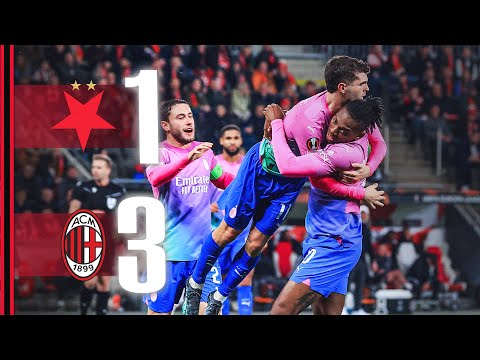 SK Slavia Praha 1-3 AC Associazione Calcio Milan  ...