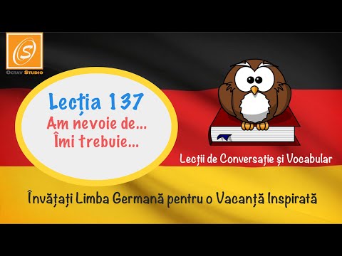 Lecția 137 - ‪ ‪Am nevoie de... / Îmi trebuie...‬ Lecții de Conversație și Vocabular în Germană