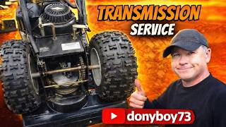How-to Grease & Lubricate A Snowblower Transmission - Professional Instructions With Donyboy73