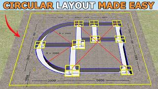 Set Out CIRCULAR Building the EASY way | Step-by-Step Layout Guide