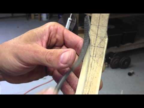 Shaping the Kasan of a Turkish Composite Horn Bow