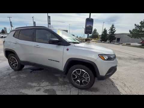 2024 Jeep Compass Trailhawk 4x4 in Silver for sale at Pine Tree Ford in Woodbridge, ON