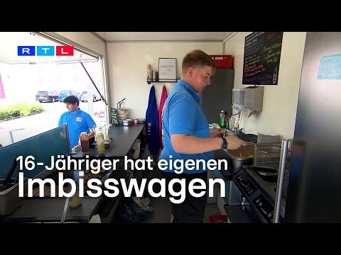 16-Jähriger hat eigenen Imbisswagen | RTL WEST