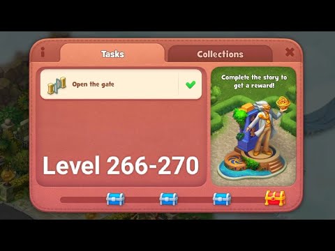 Gameplay Gardenscapes Level 266-270