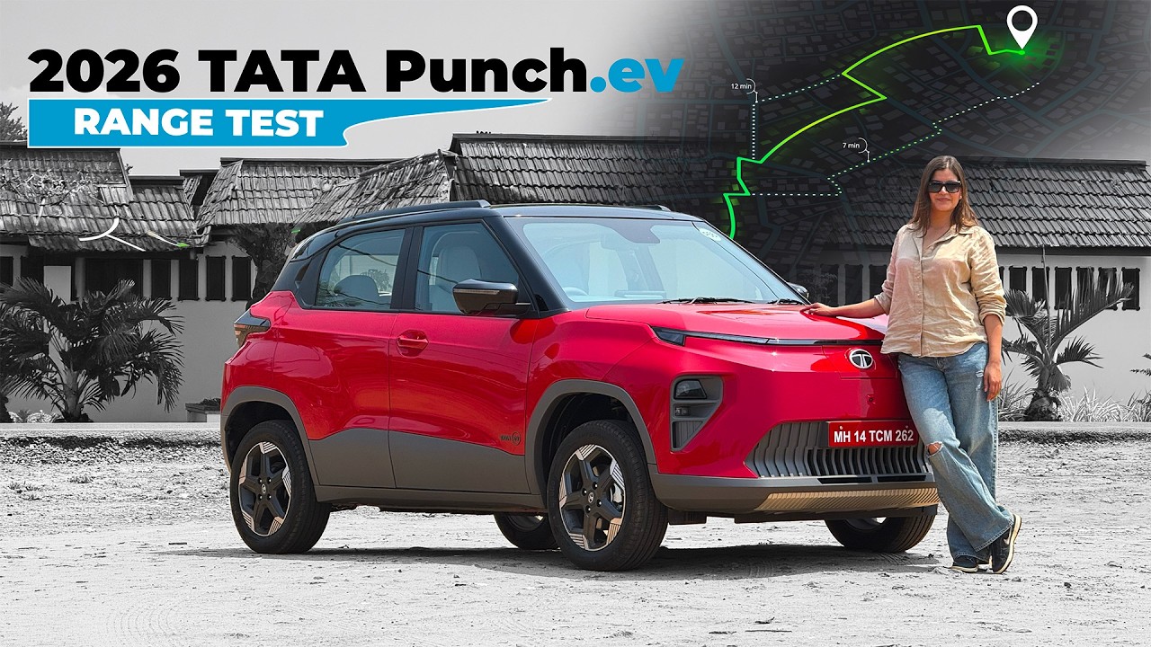 Tata Punch EV Facelift Real World Range Test
