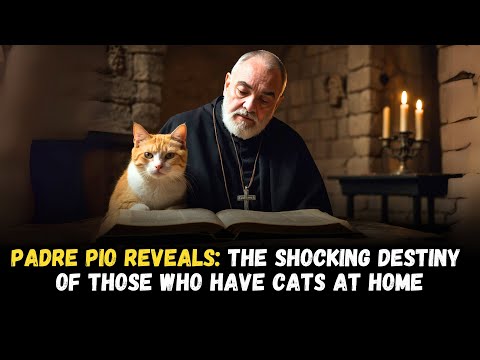 Hi CAT OWNER! Don't Ignore THIS. PADRE PIO WARNED: THE FATE OF THOSE WHO LOVE AND HAVE CATS