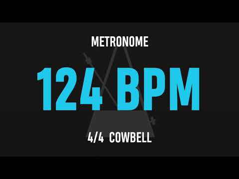 124 BPM 4/4 - Best Metronome (Cowbell)
