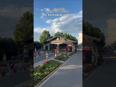 Pórtico de entrada de Gramado-RS #sul #serragaucha #gramado #canela #saochico #bento #caxiasdosul