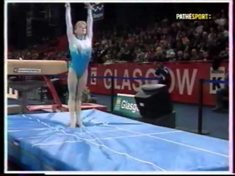 Viktoria KARPENKO (UKR) vault - 2000 Glasgow Grand prix EF