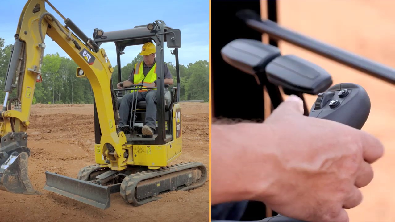 Stick Steer on the Cat Next Generation Mini Excavators