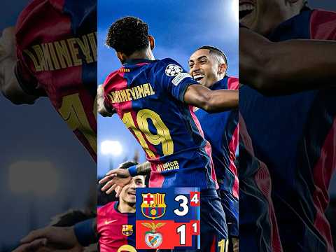 Lamine Yamal 17 Years Old (Barcelona player) vs Benfica 🔥⚽️