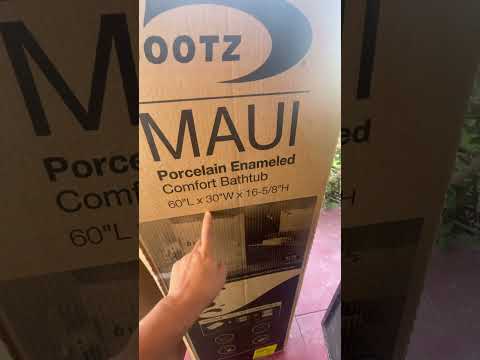 Bootz Maui tub going in. This is semi difficult more drywall redo. #jmjlabor #diy #homeimprovement