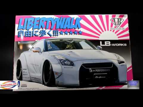 Details about   Aoshima1/24 Model Kit Nissan LB Works R35 GT-R Ver.2 from Japan 2125 