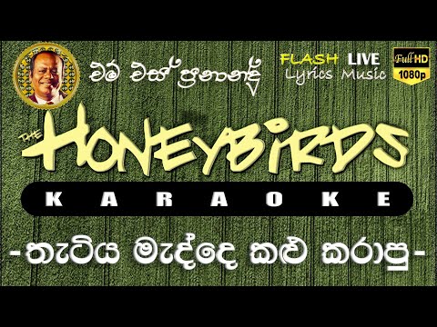 Thatiya Madde Kalu Karapu Karaoke (Without Voice) තැටිය මැද්දෙ කළු කරාපු කැරෝකේ