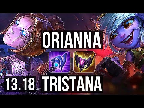 ORIANNA vs TRISTANA (MID) | Rank 2 Ori, Rank 9, 7/1/3 | EUW Challenger | 13.18