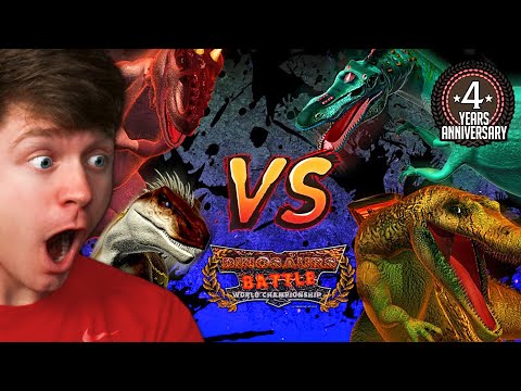 Reacting to Spino and Baryonyx vs Indominus Rex and Indoraptor!