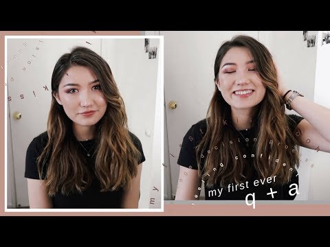 Q+A // college decisions, confidence, my first kiss lol