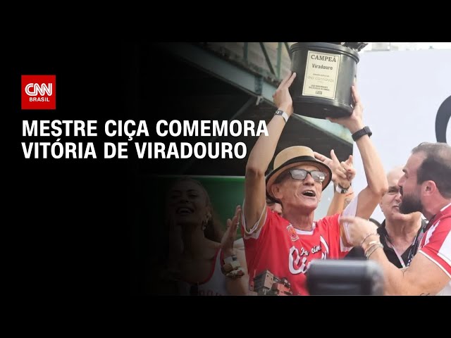 Mestre Ciça comemora título da Viradouro: "O samba venceu" | CNN NOVO DIA